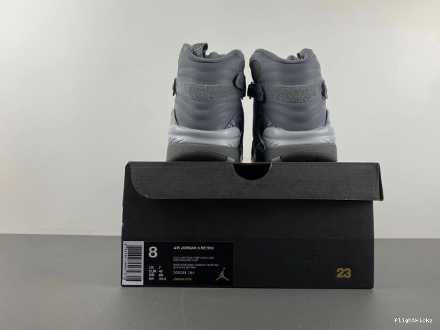 Retro Jordan 8 305381-014 Grey Cool 1016